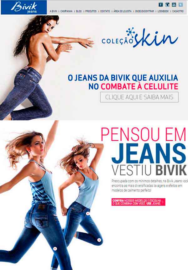 bivik jeans feminino