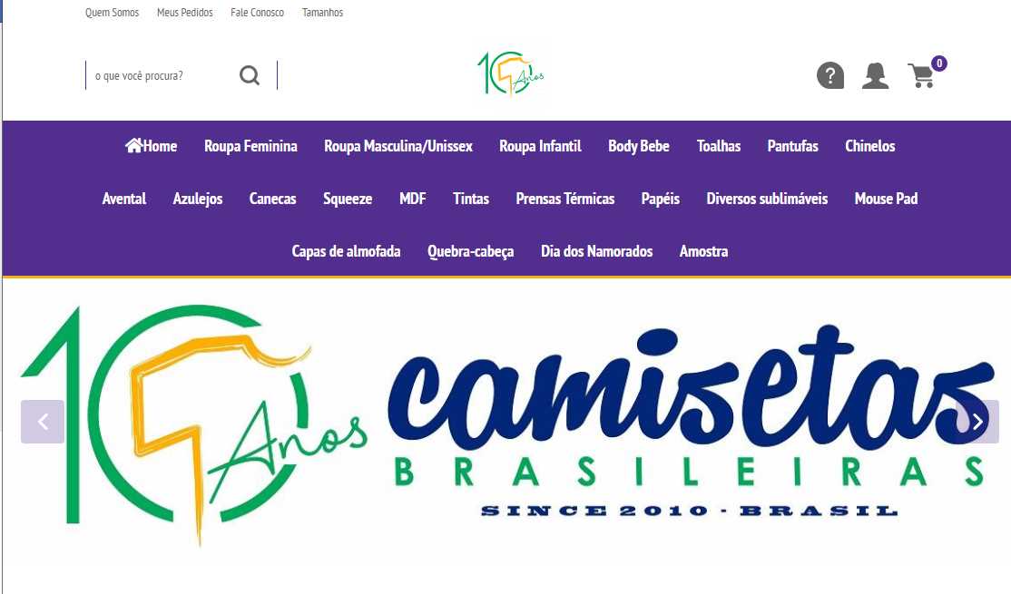 CAMISETAS BRASILEIRAS