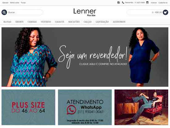 loja lenner plus size