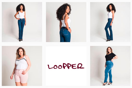looper jeans atacado
