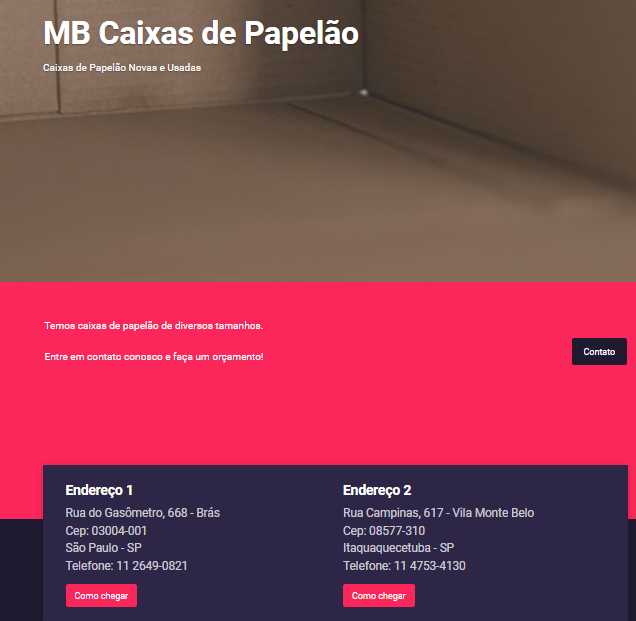 MB CAIXAS DE PAPELO