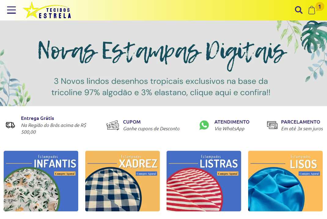 ESTRELA TECIDOS